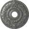 Ekena Millwork Rose Ceiling Medallion (Fits Canopies up to 7 1/4"), Hand-Painted Silver, 18"OD x 3 1/2"ID x 1 1/2"P CM18ROSLS - alternate 1